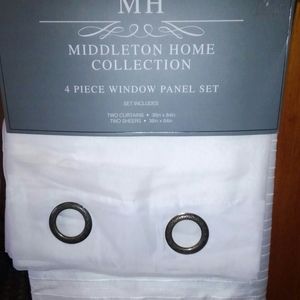 4 piece curtain set